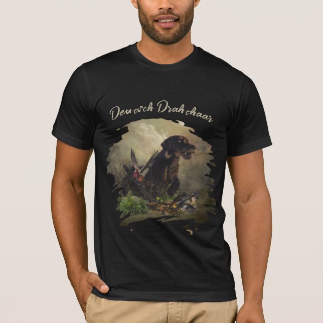 Deutsches Drahthaar Pointer T - Shirt (Vorderseite)
