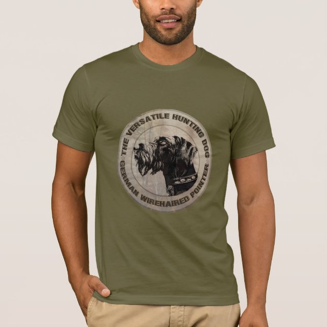 Deutsches Drahthaar Pointer T-Shirt (Vorderseite)