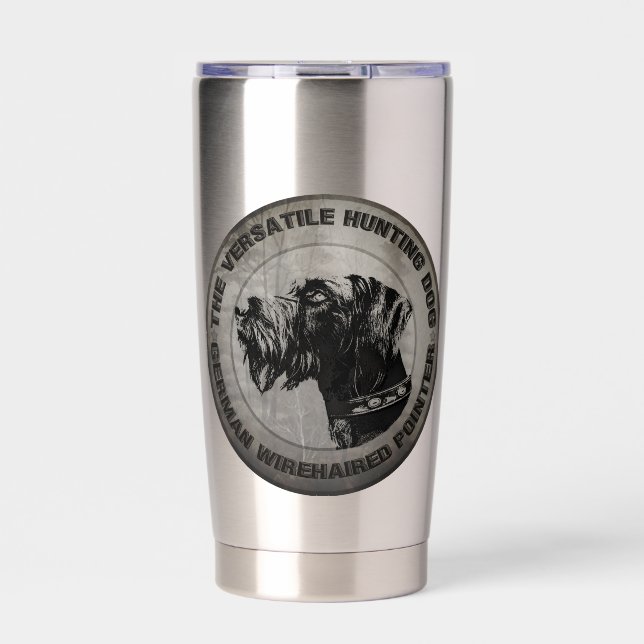 Deutsches Drahthaar Pointer Thermobecher (Vorderseite)