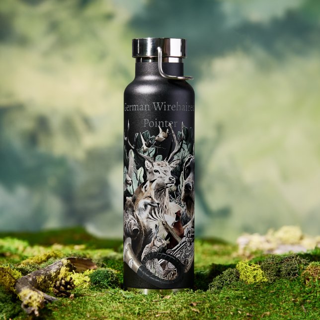 Deutsches Drahthaar Pointer Trinkflasche (Außenbereich)