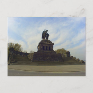 Deutsches Eck, Koblenz, Deutschland Postkarte