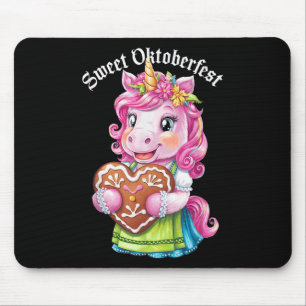 Deutsches Einhorn Drindl Funny Kids Sweet Mousepad