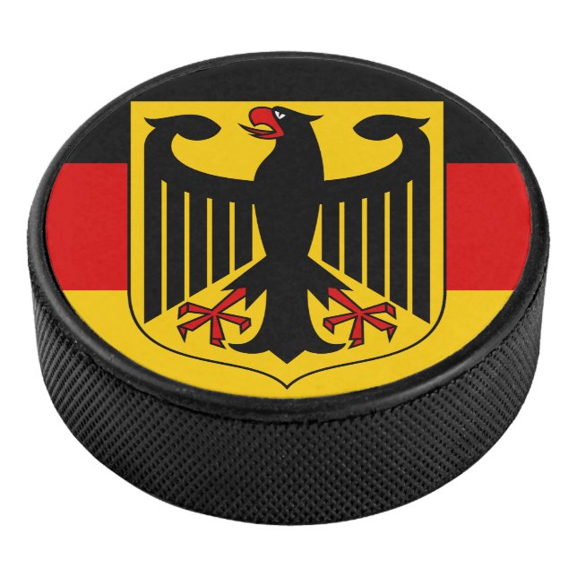 deutsches Emblem  Eishockey Puck (3/4)