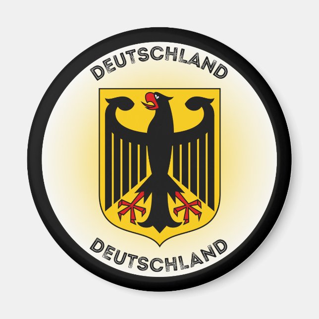 Deutsches Erbe-Emblem Magnet (Vorne)