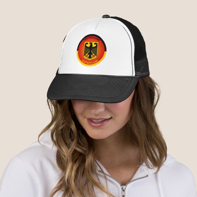 Deutsches Erbe-Emblem Truckerkappe (Beispiel)