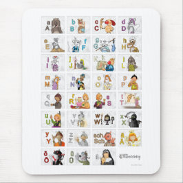 Deutsches Fingeralphabet II Mousepad