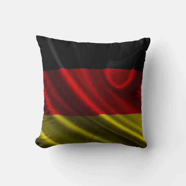 Deutsches Flag-Kissen Kissen (Vorderseite)