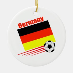 Deutsches Fußball-Team Keramikornament