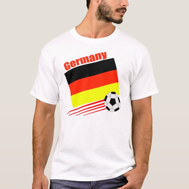 Deutsches Fußball-Team T-Shirt (Vorderseite)