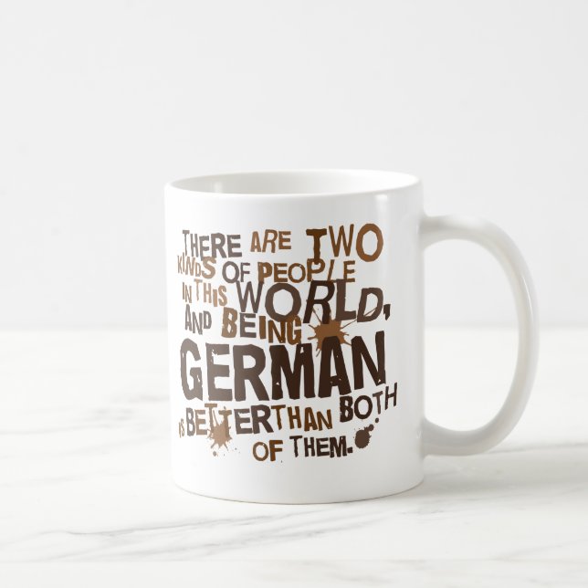 Deutsches Geschenk (lustig) Tasse (Rechts)