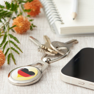 deutsches Herz Schlüsselanhänger