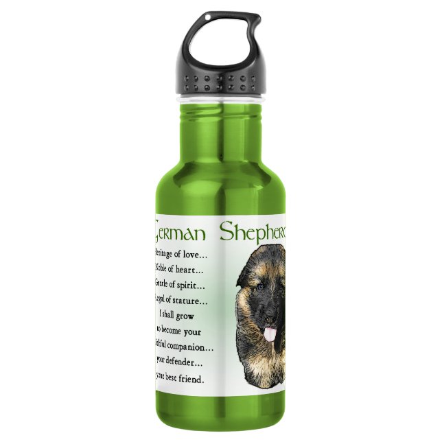 Deutsches Hirtenerbe der Liebe Trinkflasche (Vorderseite)