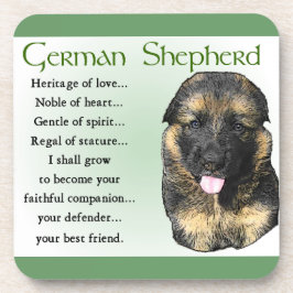 Deutsches Hirtenerbe der Liebe Untersetzer