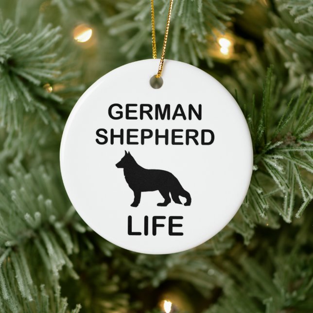 Deutsches Hirtenleben Keramik Ornament (Baum)