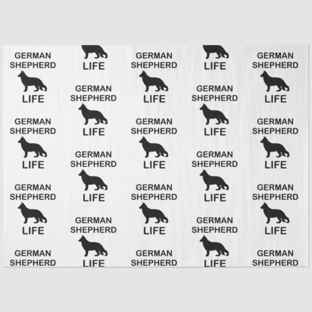 Deutsches Hirtenleben Seidenpapier (Vorderseite)
