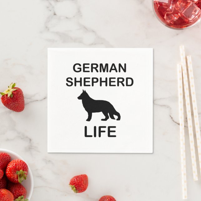 Deutsches Hirtenleben Serviette (Beispiel)