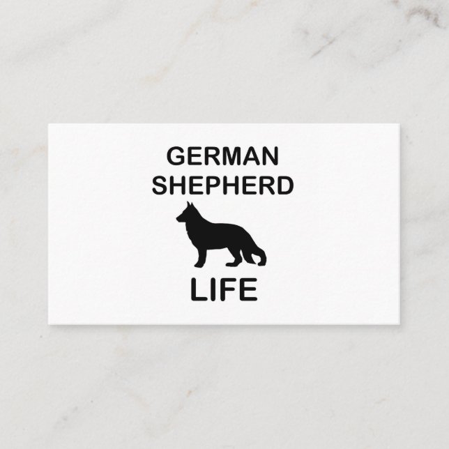 Deutsches Hirtenleben Visitenkarte (Vorderseite)