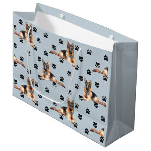 Deutsches Hirtenmuster Große Geschenktüte