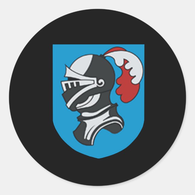 Deutsches JG4-Einheitenemblem der Luftwaffe WW2 Runder Aufkleber (Vorderseite)