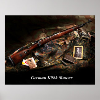 Deutsches K98k Mauser Poster