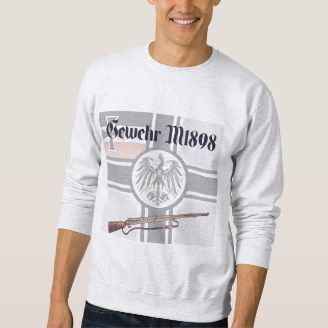 Deutsches Kaiserreich Gewehr 1898 Gewehr Sweatshirt (Vorderseite)