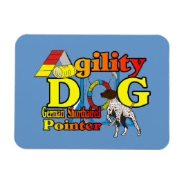 Deutsches Kurzpointer-Agility Magnet