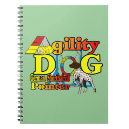 Deutsches Kurzpointer-Agility Notizblock