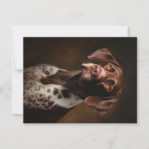 Deutsches Kurzportrait Postkarte