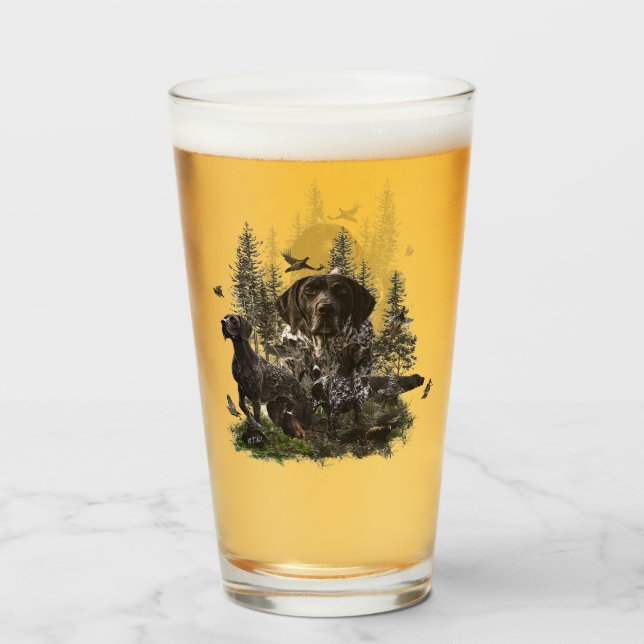 Deutsches Kurzschlussglas Glas (Rückseite (gefüllt))