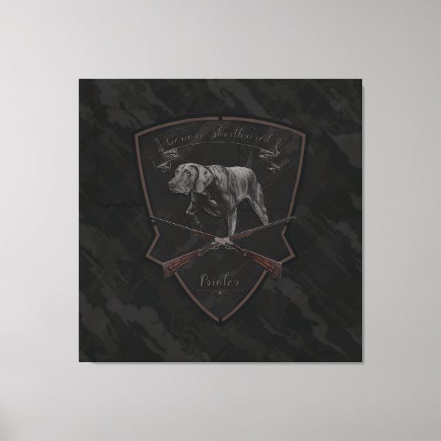 Deutsches Kurzzeiterband Leinwanddruck (Vorderseite)