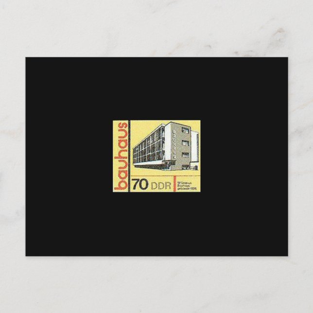 Deutsches Modernismus Design, Architektur - Dessau Postkarte (Vorderseite)