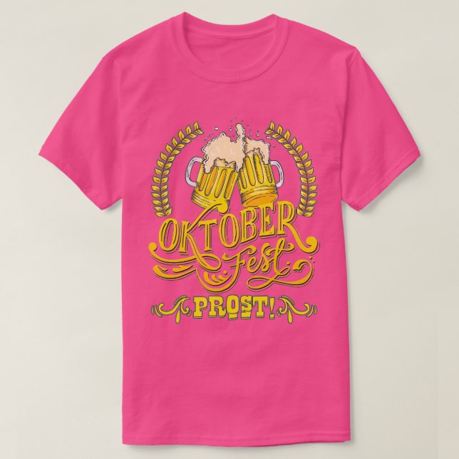 Deutsches Oktoberfest Bierfest Drink Celebrat T-Shirt (Design vorne)