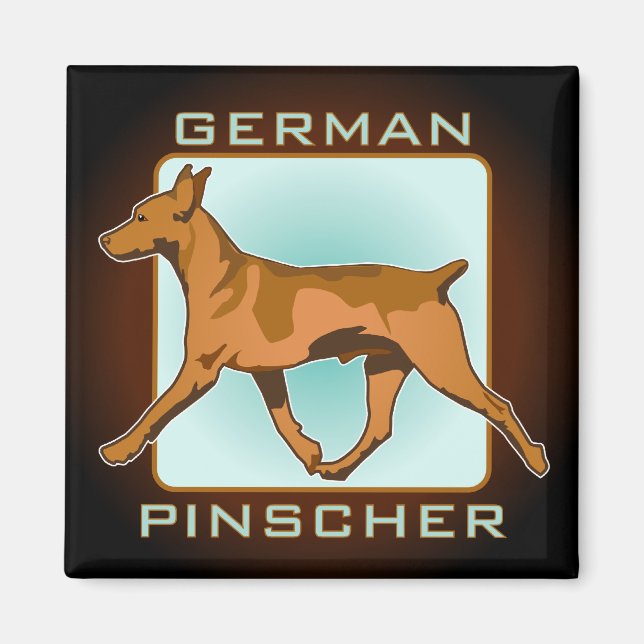 Deutsches Pinscher-Abzeichen, Platz Magnet (Vorne)