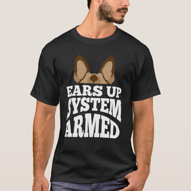 Deutsches Schäferhund-Zuhause-Sicherheitssystem T-Shirt (Vorderseite)