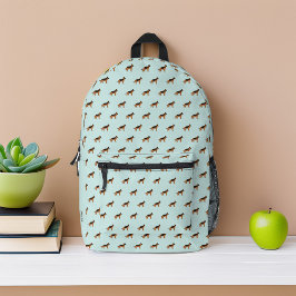 Deutsches Schäferhunde-Muster Personalisiert Bedruckter Rucksack