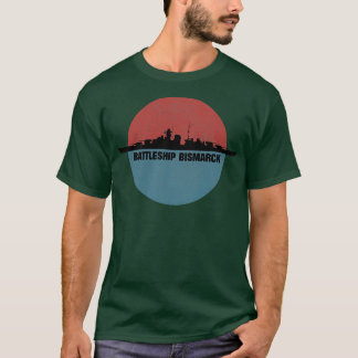 Deutsches Schlachtschiff Bismarck WW2 Ship Edit T-Shirt