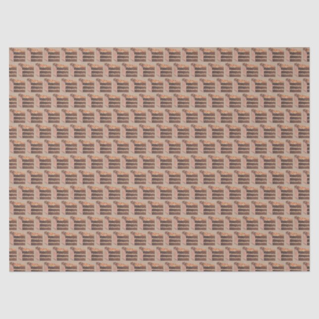 Deutsches Schokoladenkuchen Seidenpapier (Vorderseite)