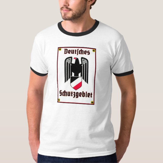 Deutsches Schutzgebiet T-Shirt (Vorderseite)
