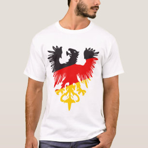 Deutsches schwarzes Eagle T-Shirt