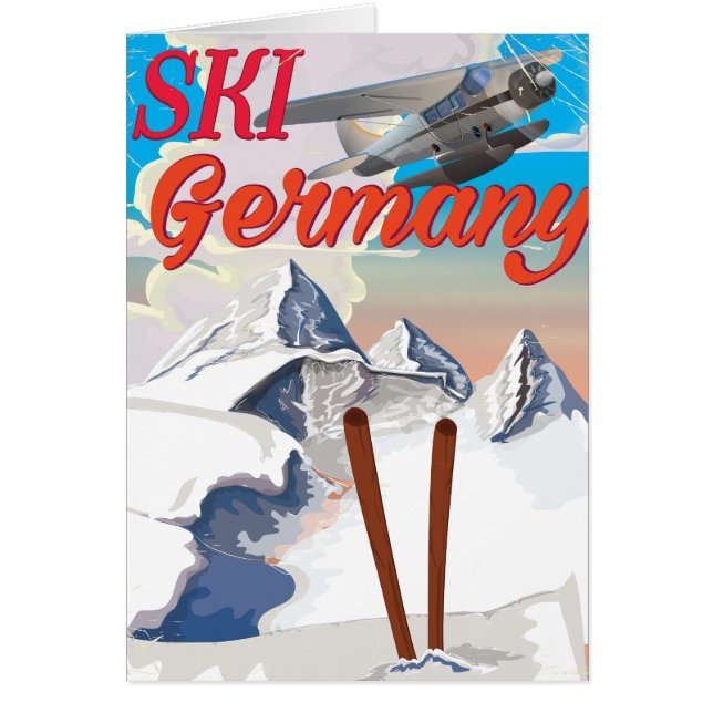 Deutsches Skiposter (Vorne)