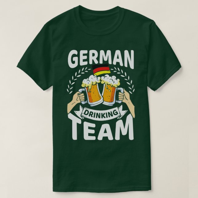 Deutsches Trinkteam T-Shirt (Design vorne)