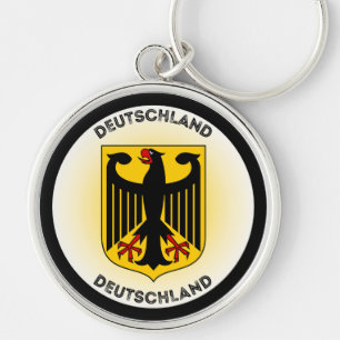 Deutsches Wappen Kreisform Schlüsselanhänger