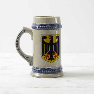 Deutsches Wappen Stein Bierglas