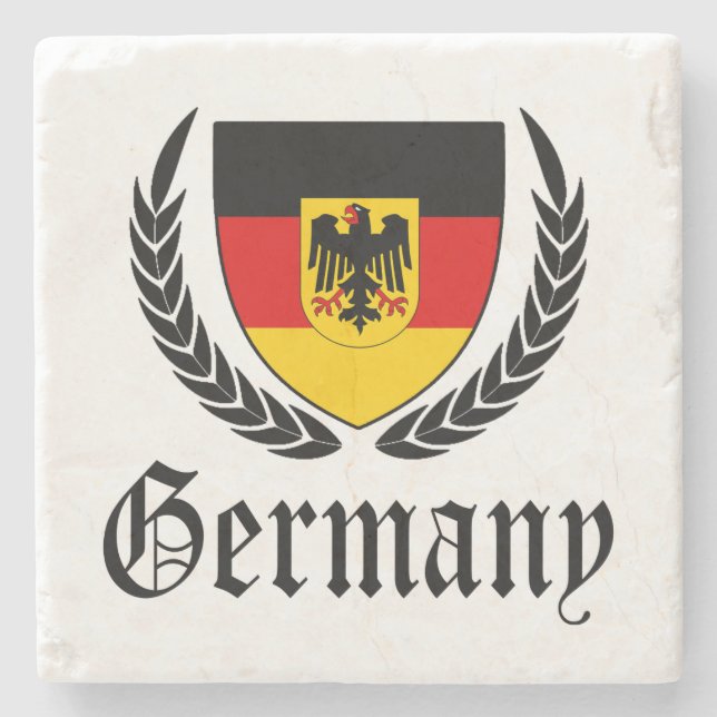 Deutsches Wappen Steinuntersetzer (Vorderseite)