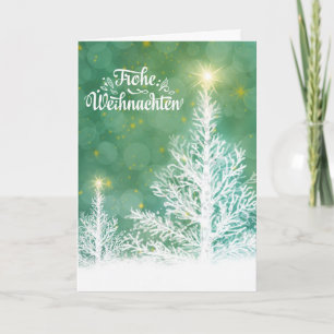 Deutsches Weihnachten Frohe Weihnachten Weiße Kief