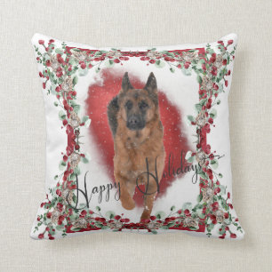 Deutsches Weihnachtsfest im Schnee Kissen