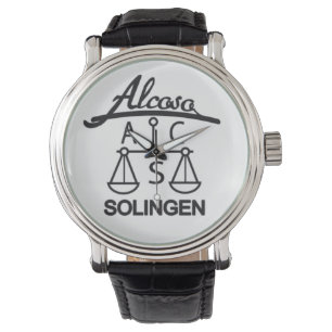 Deutsches WW2 Alcoso Solingen Armbanduhr