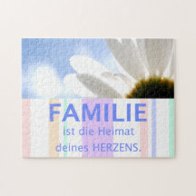 Deutsches Zitat über die Blume des Familienwahres
