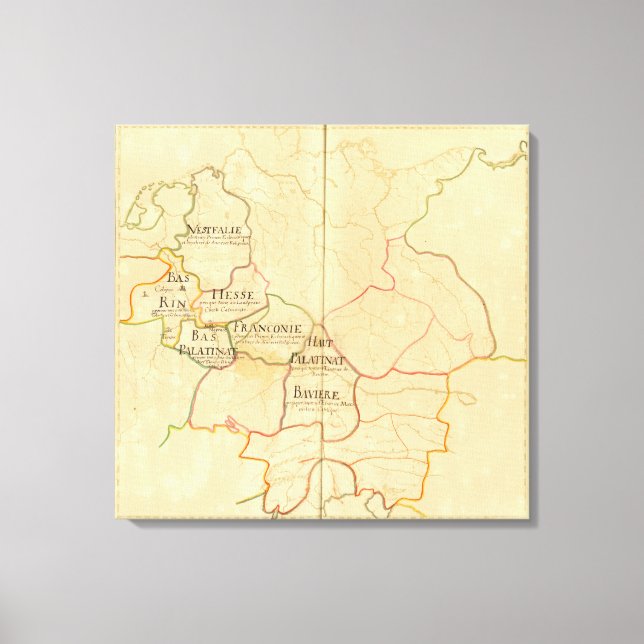 Deutschland 15 leinwanddruck (Vorderseite)