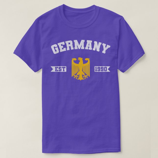 Deutschland - 1990er Arm des deutschen Landes T-Shirt (Design vorne)